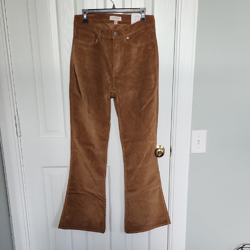 Lucky Brand Brown Corduroy Flare Pants